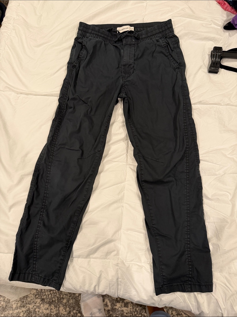 abercrombie kids Black Casual Jogger-Style Pants